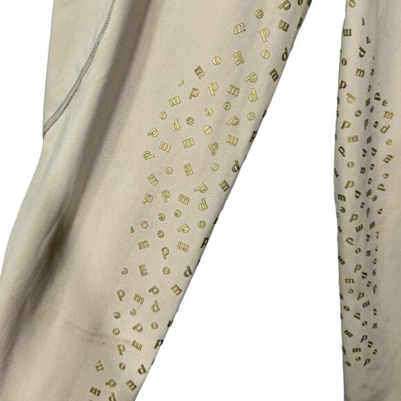 Pomme Equestrian Millie Cobblestone Bling Riding Leggings XS Knee Grip Pockets - Picture 7 of 11